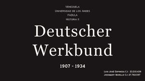 Expo Deutscher Werkbund. Historia DI2-2024
