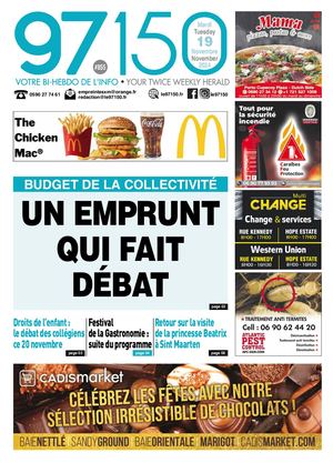 Journal le 97150 - Edition du mardi 19 novembre 2024 - N°855