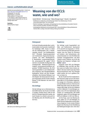 08 Weaning Von Der Ecls Wann, Wie Und Wo