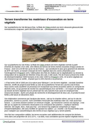 ECOSOL Fertile - Le moniteur