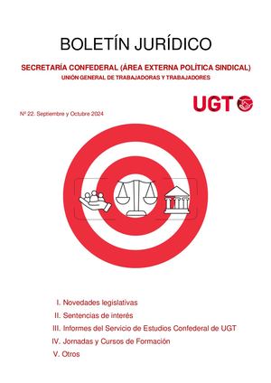Boletín Jurídico Número 22 Septiembre Y Octubre 2024