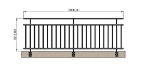 Mybarreaux Pose Laterale Deportée Lg3000