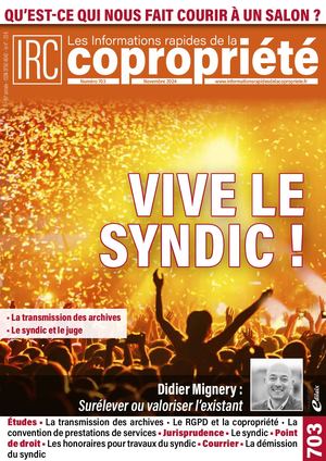 Informations rapides de la copropriété 703