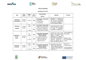 Plano Atividades Sicónautas 24 25