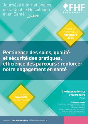 Journées Internationales de la Qualité Hospitalière et en Santé 2024