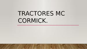 Tractores Mc Cormick