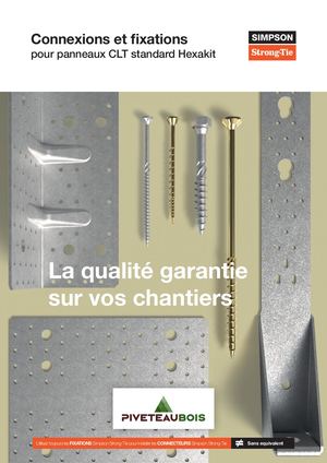 Piveteaubois - Connexions et fixations CLT standard - Simpson Strong-Tie