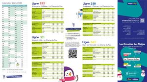 2024 25 Fiches Horaires Navettes Des Neiges Champ Du Feu