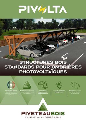 Piveteaubois - Pivolta - Structure bois standard pour ombrieres