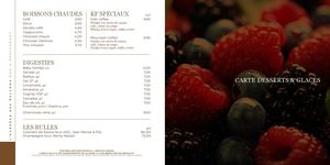 Auberge des Balcons - Belle Plagne - Desserts - H24/25
