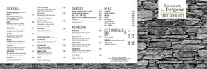 La Bergerie - Bar&Vins- H24/25