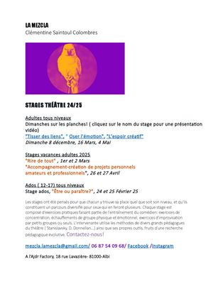 Stages 24 25/ La Mezcla