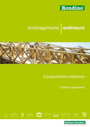 Catalogue Amenagements Exterieurs RONDINO