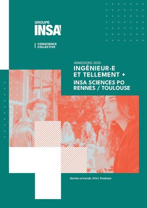 Groupe Insa 2025 Sciences Po Toulouse