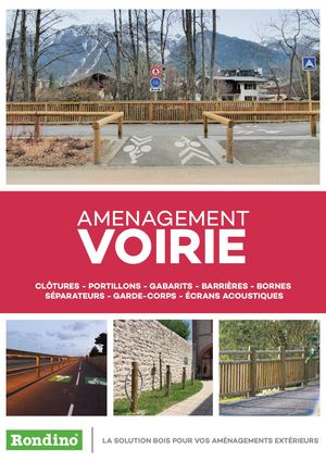 Catalogue Amenagement Voirie RONDINO