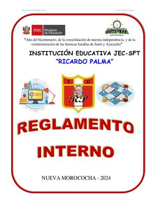 Reglamento Interno 2024 Rp 25 07 24