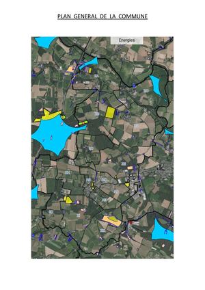 Plan General De La Commune Et Par Secteur Agrivoltaisme