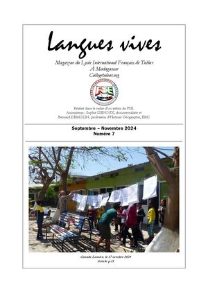 Langues Vives 7 Lift