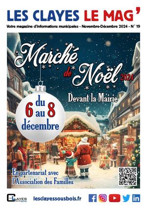 LES CLAYES LE MAG' #19 NOVEMBRE-DECEMBRE 2024