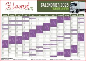 Calendrier Monaco 2025