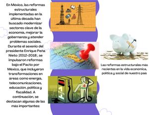 las Reformas Estructurales Más Recientes En La Vida Económica, Política Y Social De Nuestro País