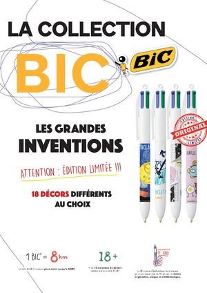 Catalogue Bic - les grandes inventions