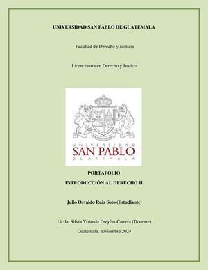 Portafolio Derecho Ii Julio Ruiz
