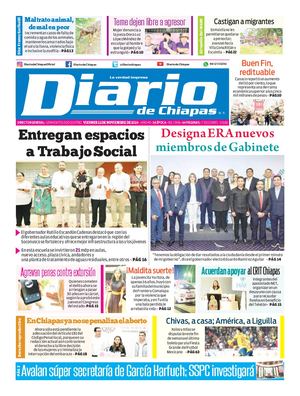 Portada Viernes 22 De Noviembre De 2024