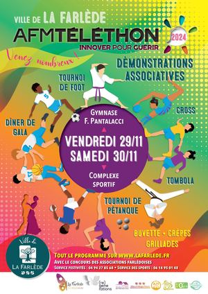 PROGRAMME AFM TÉLÉTHON LA FARLÈDE 2024