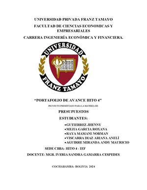 Portafolio Hito 4 Presupuestos Grupo 1