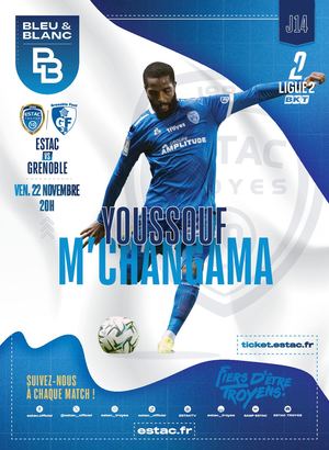 J14 - Estac-Grenoble : programme de match