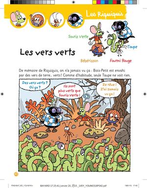 Bande dessiné "Riquiquis"