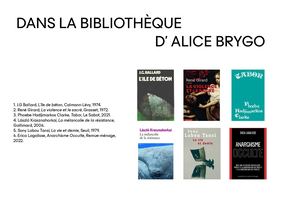 Dans La Bibliothèque d' Alice Brygo