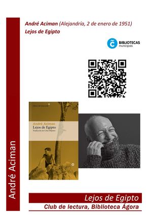 "Lejos De Egipto", de André Aciman