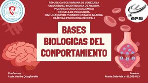 Bases Biologicas Del Comportamiento