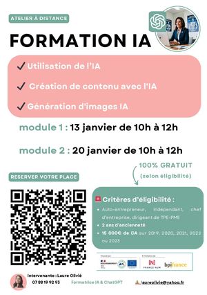 Atelier Intelligence Artificielle IA et ChatGPT
