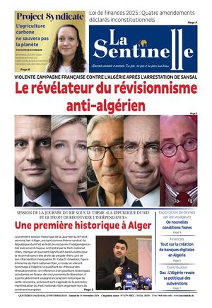 La Sentinelle Du 24 Novembre 2024