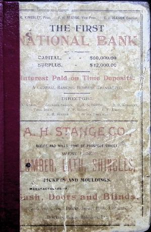 1896 7 City Directory