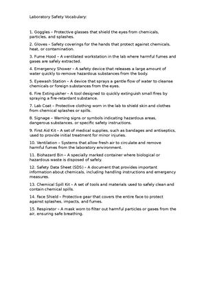 Calaméo - Vocab Related To Safety