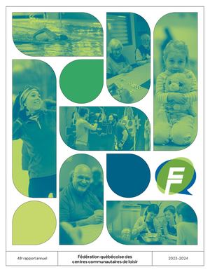 48e rapport annuel Fédération québécoise des 2023-2024 centres communautaires de loisir