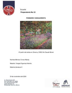 Poemario Corrientes Vanguardistas