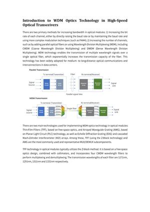 Calaméo - Introduction To Wdm Optics Technology In High Speed Optical ...