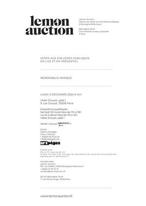 CATALOGUE - musique 2024