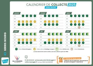 Calendrier Collecte 2025 | Serris