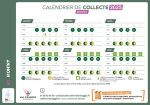 Calendrier Collecte 2025 | Montry