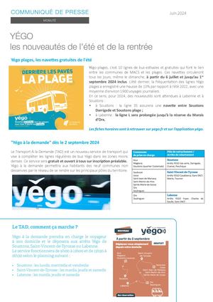 MOBILITÉ, LAC D'HOSSEGOR, LOGEMENT