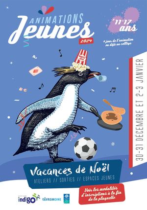 Animations jeunes (11-17 ans) - vacances de Noël 2024