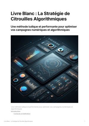 Calaméo - Livre Blanc La Stratégie De Citrouilles Algorithmiques