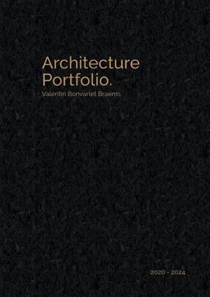 PORTFOLIO 2020-2024 - Valentin Bonvarlet Braems - ENSA Paris Val-de-Seine
