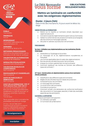 2025-Mettre Un Luminaire En Conformité Avec Les Exigences Réglementaires